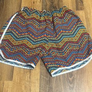 Colorful swimming shorts